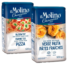 Il Molino Chiavazza
bloem pak à 500 gram
of gist pakje van 3 stuks à 7 gram